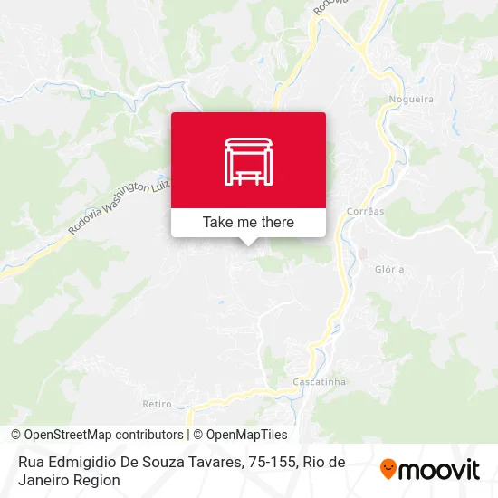 Rua Edmigidio De Souza Tavares, 75-155 map