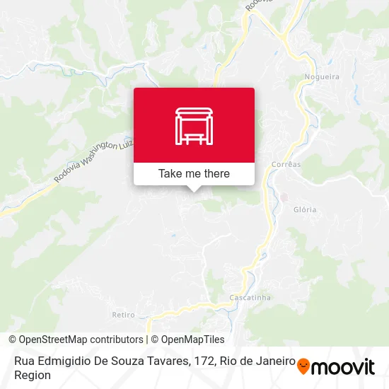 Rua Edmigidio De Souza Tavares, 172 map