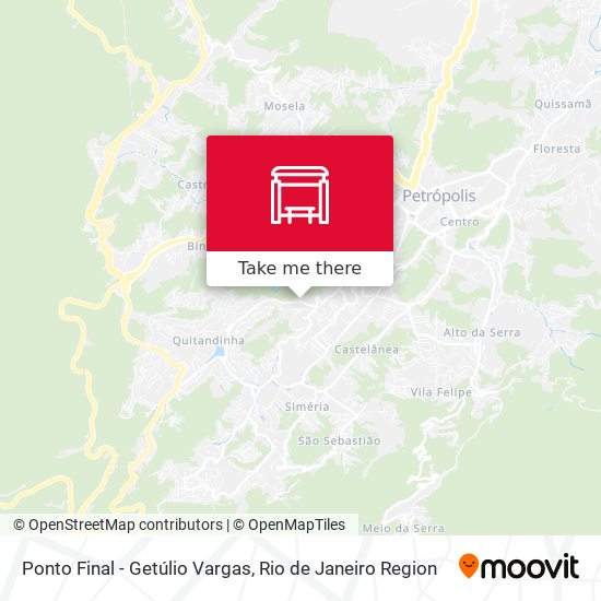 Ponto Final - Getúlio Vargas map