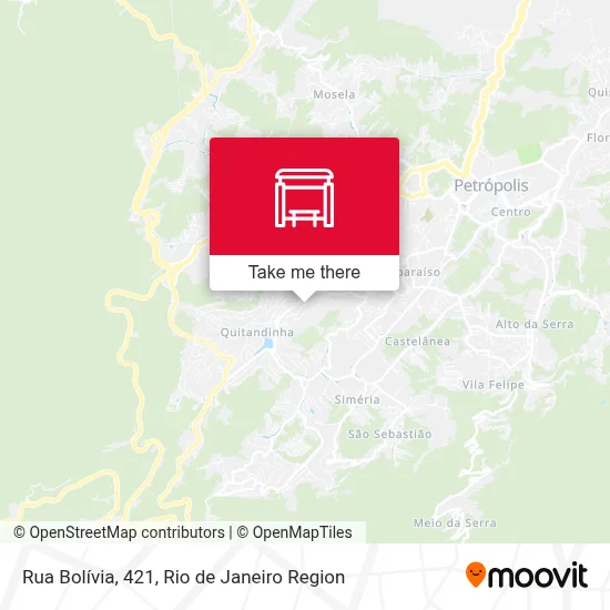 Rua Bolívia, 421 map