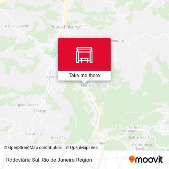 Rodoviária Sul map