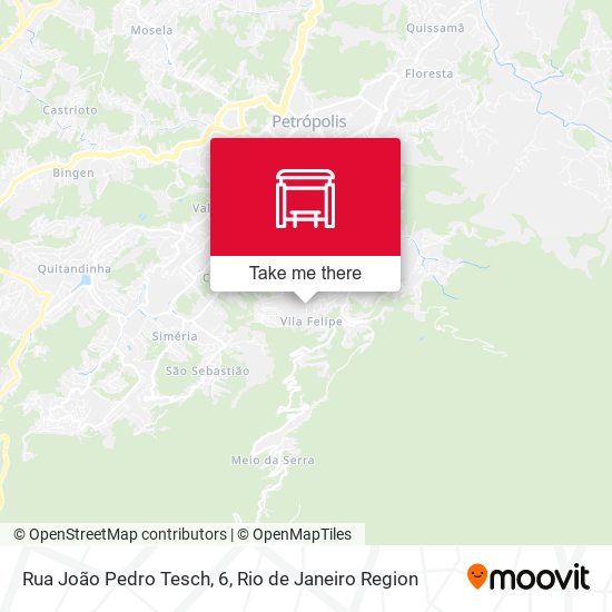 Rua João Pedro Tesch, 6 map