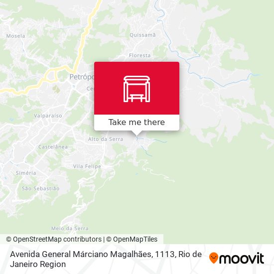 Avenida General Márciano Magalhães, 1113 map