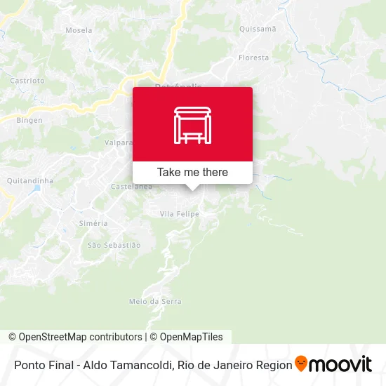 Ponto Final - Aldo Tamancoldi map