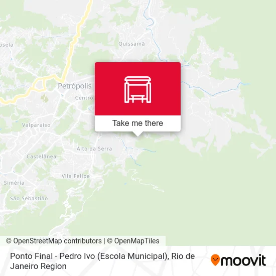 Ponto Final - Pedro Ivo (Escola Municipal) map