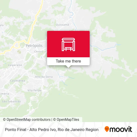 Ponto Final - Alto Pedro Ivo map