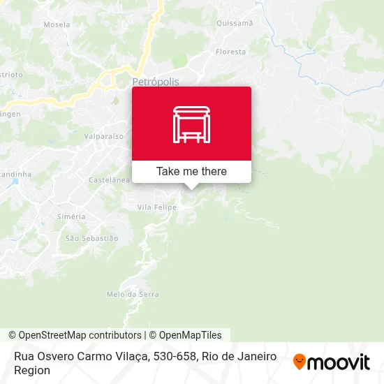 Rua Osvero Carmo Vilaça, 530-658 map