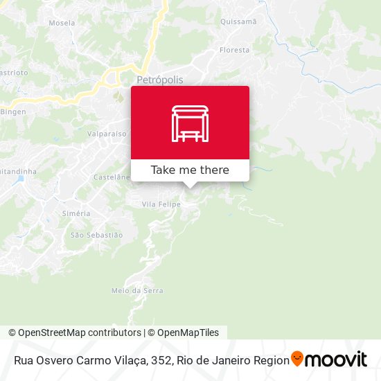 Rua Osvero Carmo Vilaça, 352 map