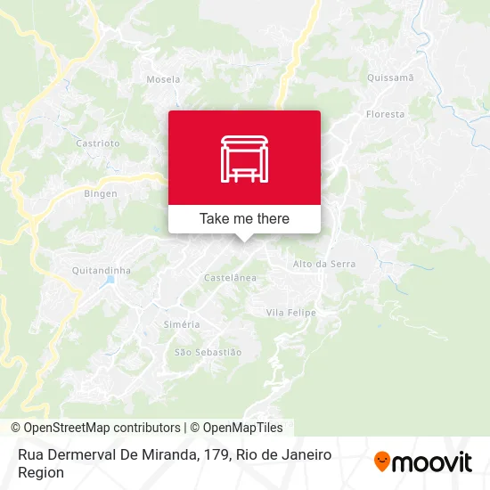 Rua Dermerval De Miranda, 179 map