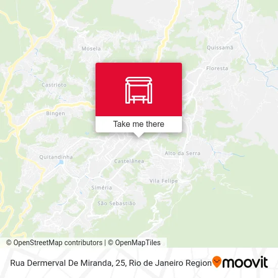 Rua Dermerval De Miranda, 25 map