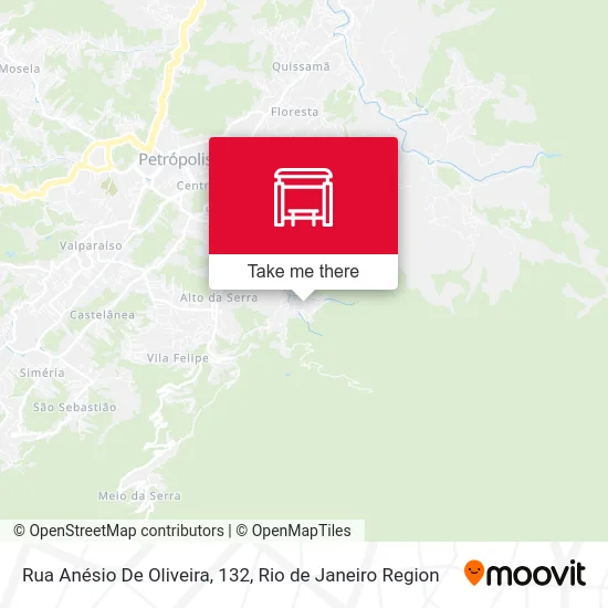 Rua Anésio De Oliveira, 132 map