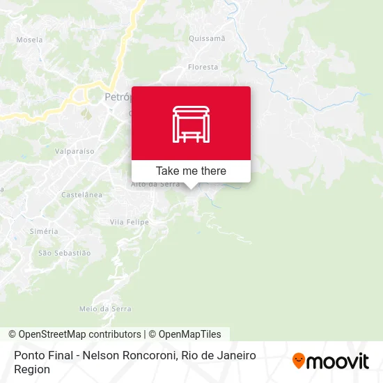 Ponto Final - Nelson Roncoroni map