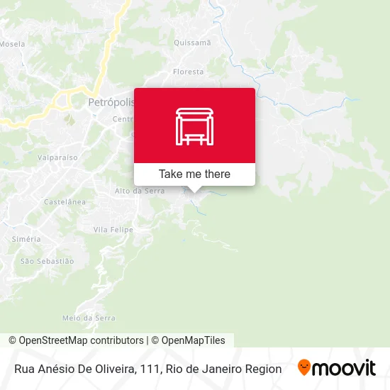 Rua Anésio De Oliveira, 111 map
