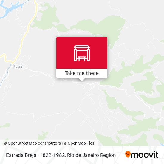 Estrada Brejal, 1822-1982 map