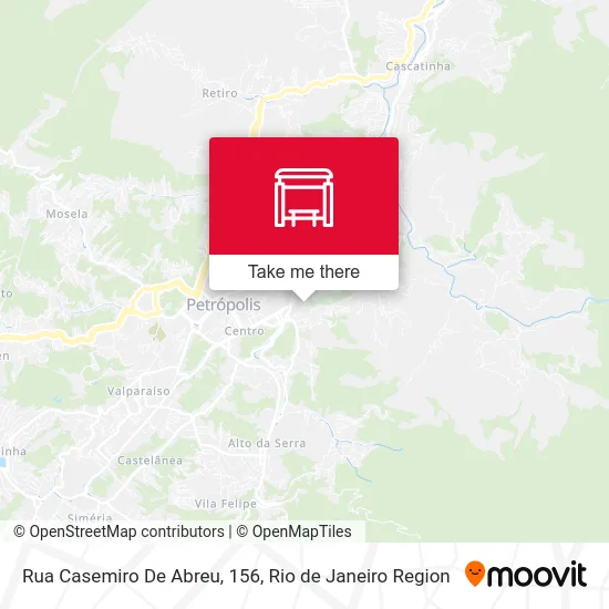 Rua Casemiro De Abreu, 156 map