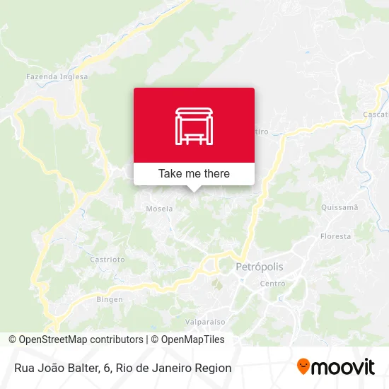 Rua João Balter, 6 map