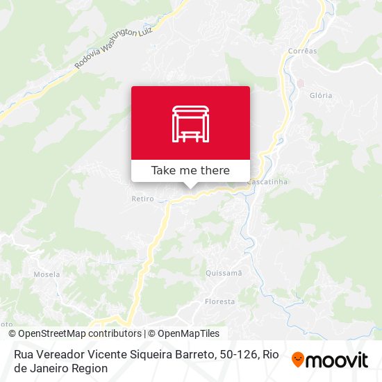 Rua Vereador Vicente Siqueira Barreto, 50-126 map