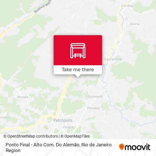 Ponto Final - Alto Com. Do Alemão map