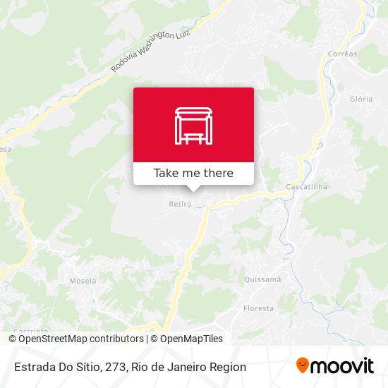 Estrada Do Sítio, 273 map