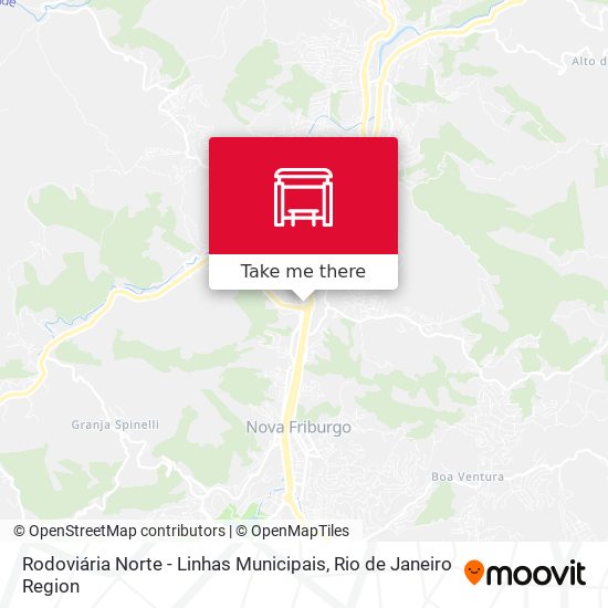 Rodoviária Norte - Linhas Municipais map