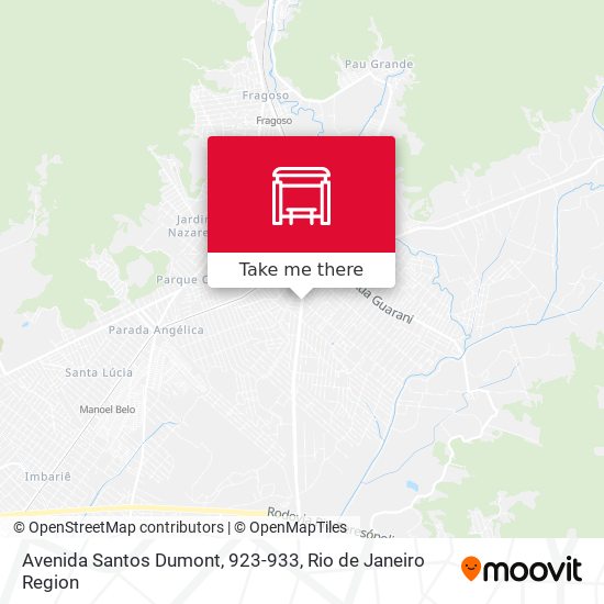 Mapa Avenida Santos Dumont, 923-933