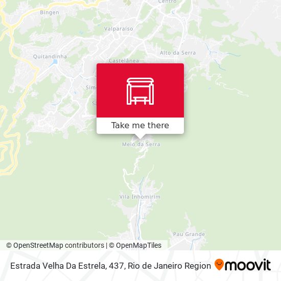 Estrada Velha Da Estrela, 437 map