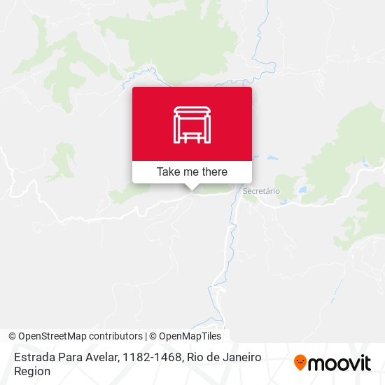 Estrada Para Avelar, 1182-1468 map