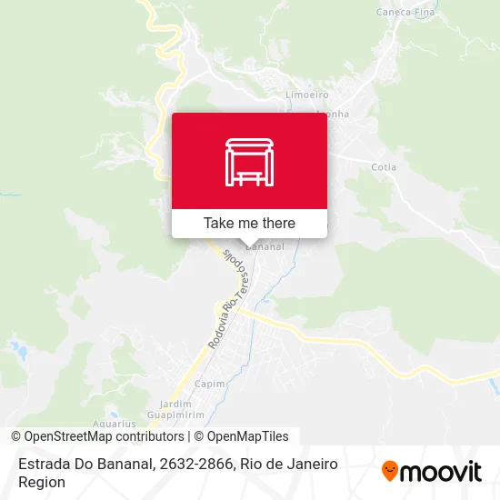 Estrada Do Bananal, 2632-2866 map