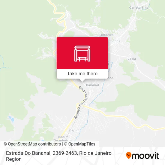 Estrada Do Bananal, 2369-2463 map
