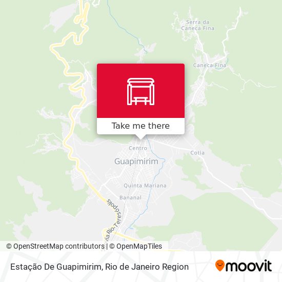 Estação De Guapimirim map