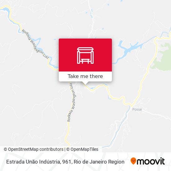 Estrada Unão Indústria, 961 map