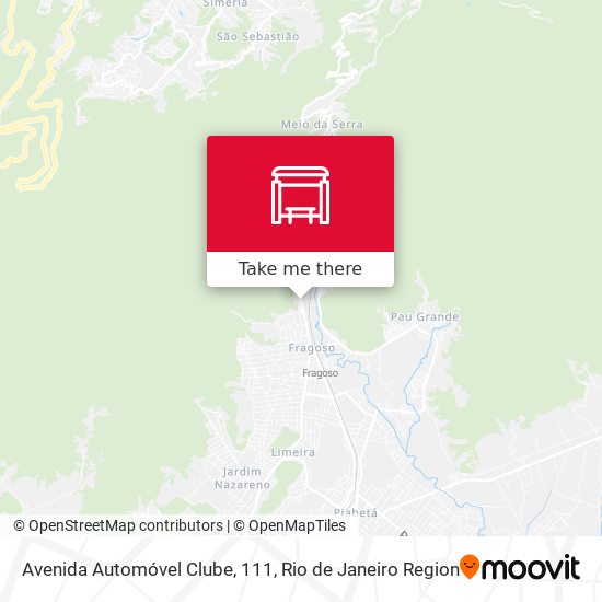 Avenida Automóvel Clube, 111 map