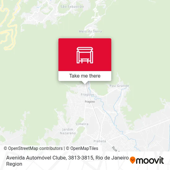 Avenida Automóvel Clube, 3813-3815 map
