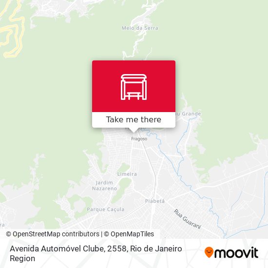 Avenida Automóvel Clube, 2558 map