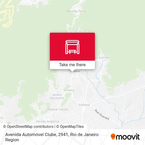 Avenida Automóvel Clube, 2941 map