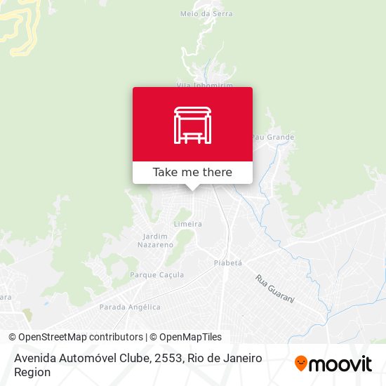 Avenida Automóvel Clube, 2553 map
