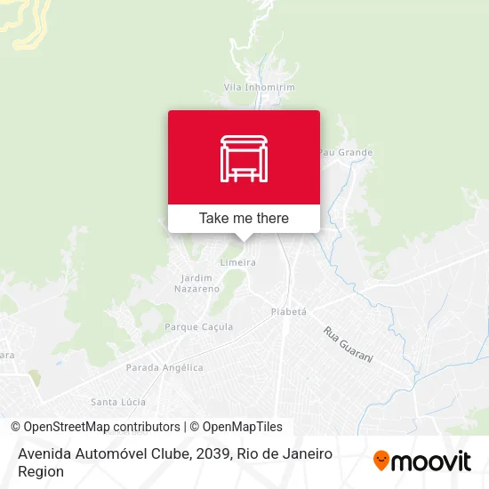 Avenida Automóvel Clube, 2039 map