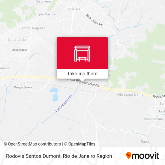 Rodovia Santos Dumont map