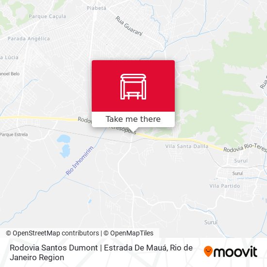 Rodovia Santos Dumont | Estrada De Mauá map