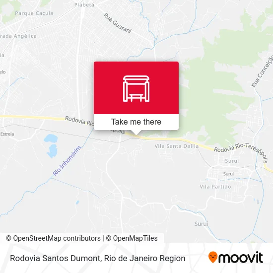 Rodovia Santos Dumont map