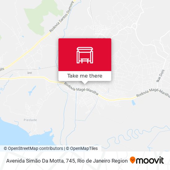 Avenida Simão Da Motta, 745 map