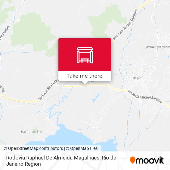 Rodovia Raphael De Almeida Magalhães map