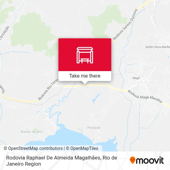 Rodovia Raphael De Almeida Magalhães map