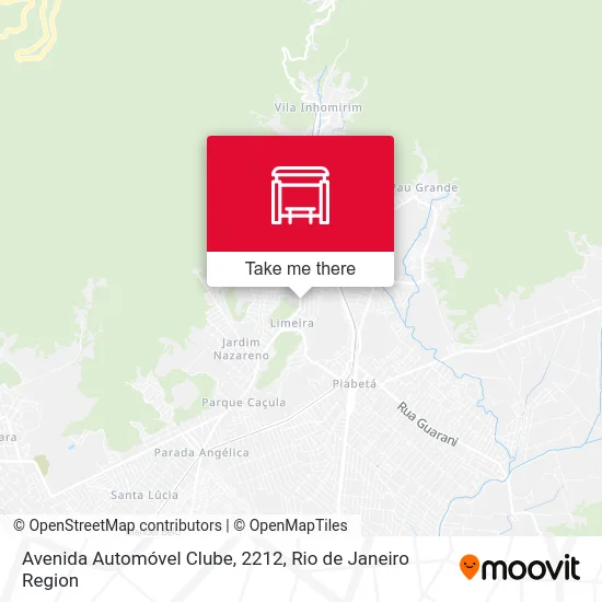Avenida Automóvel Clube, 2212 map