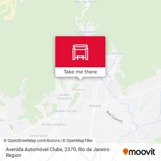 Avenida Automóvel Clube, 2370 map