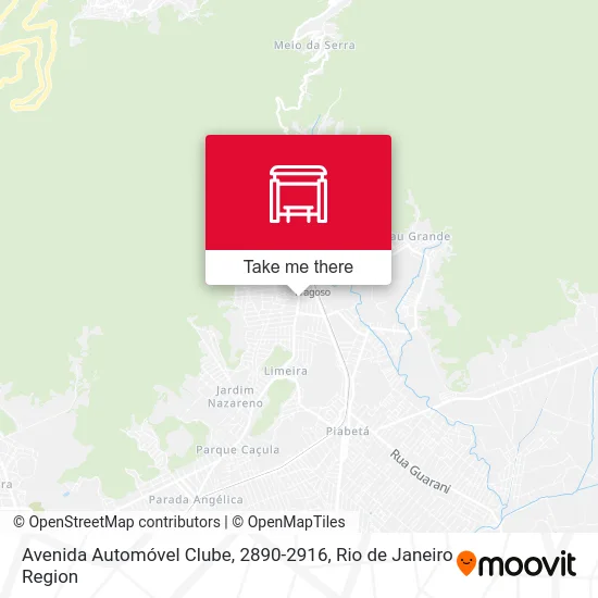 Avenida Automóvel Clube, 2890-2916 map