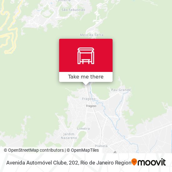 Avenida Automóvel Clube, 202 map