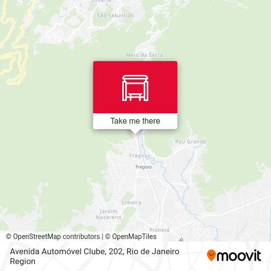 Avenida Automóvel Clube, 202 map