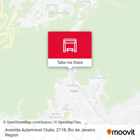 Avenida Automóvel Clube, 2118 map