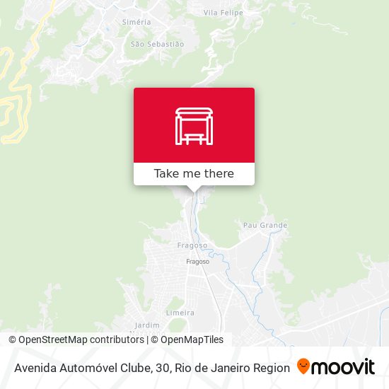 Avenida Automóvel Clube, 30 map